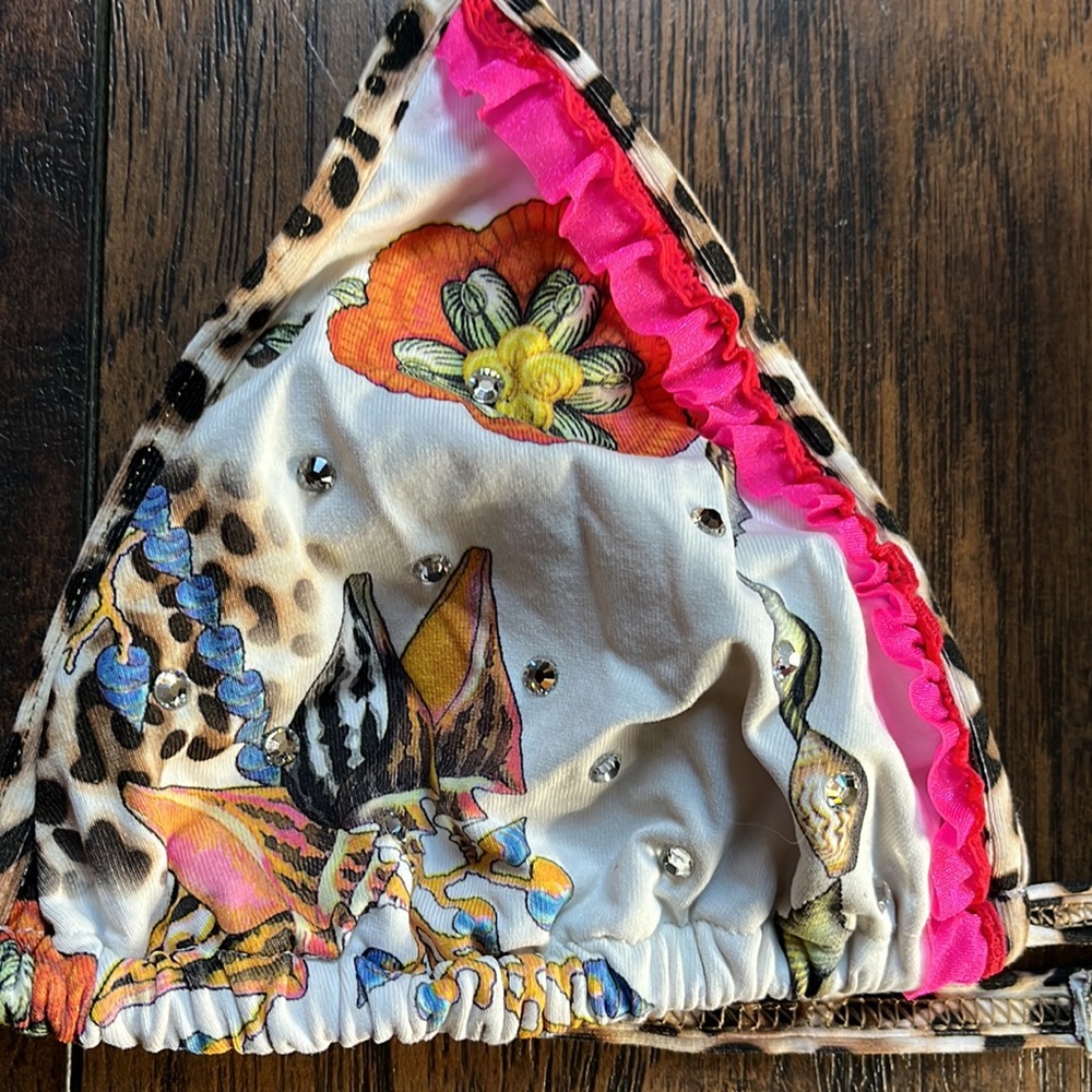 Piluca Bayarri Ibiza Rhinestone Bikini Top - Picture 2 of 9